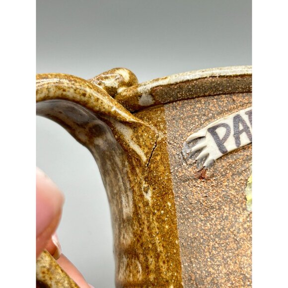 Vintage Ugly Face Mug "Party Animal" Handcrafted Art Pottery Mug Coffee Mug - Picture 8 of 12